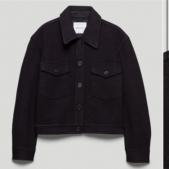 Aritzia Jackets & Blazers - Cropped Ganna Jacket in Black